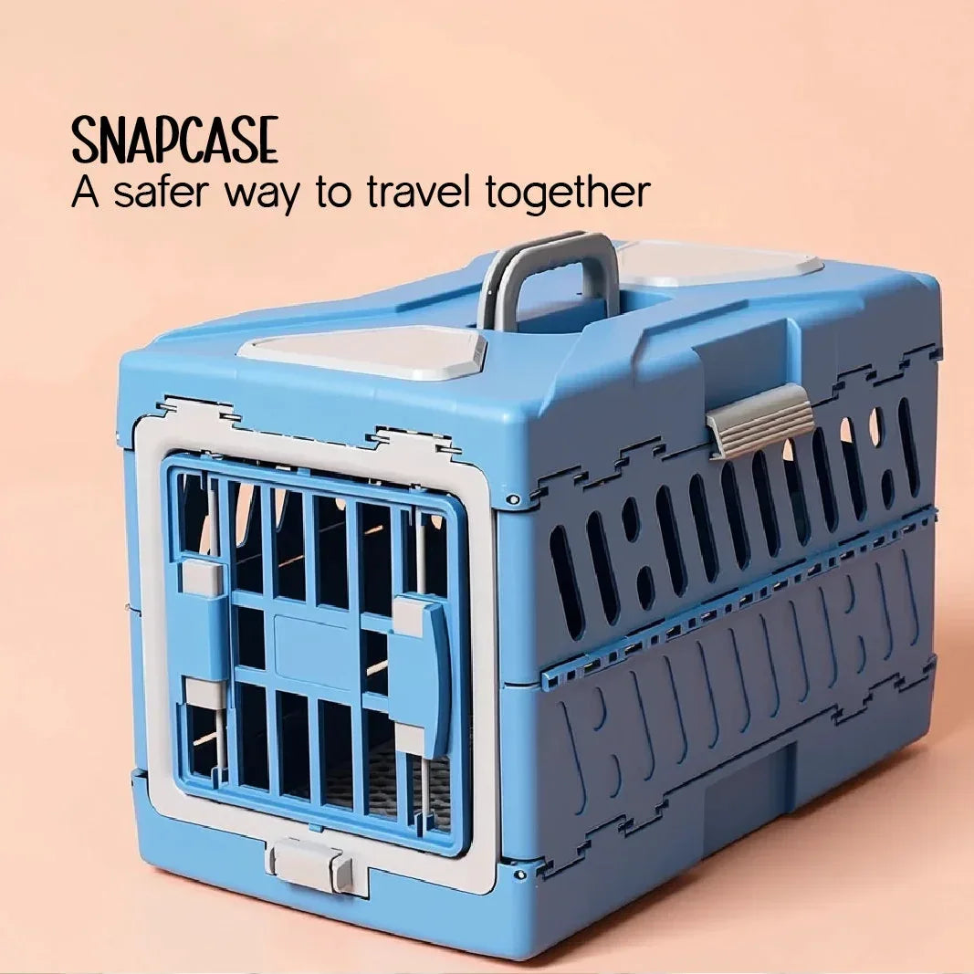 SnapCase | Foldable Pet Carrier – Safe, Airy & Travel-Ready Comfort - Tilting Heads