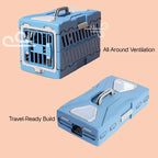 SnapCase | Foldable Pet Carrier – Safe, Airy & Travel-Ready Comfort - Tilting Heads