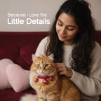 Scarlet Bell Collar – Handcrafted Woven Collar for Pets