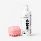 ScrubEase Bath Brush + Therapeutic Aromatherapy Shampoo (500 ml)