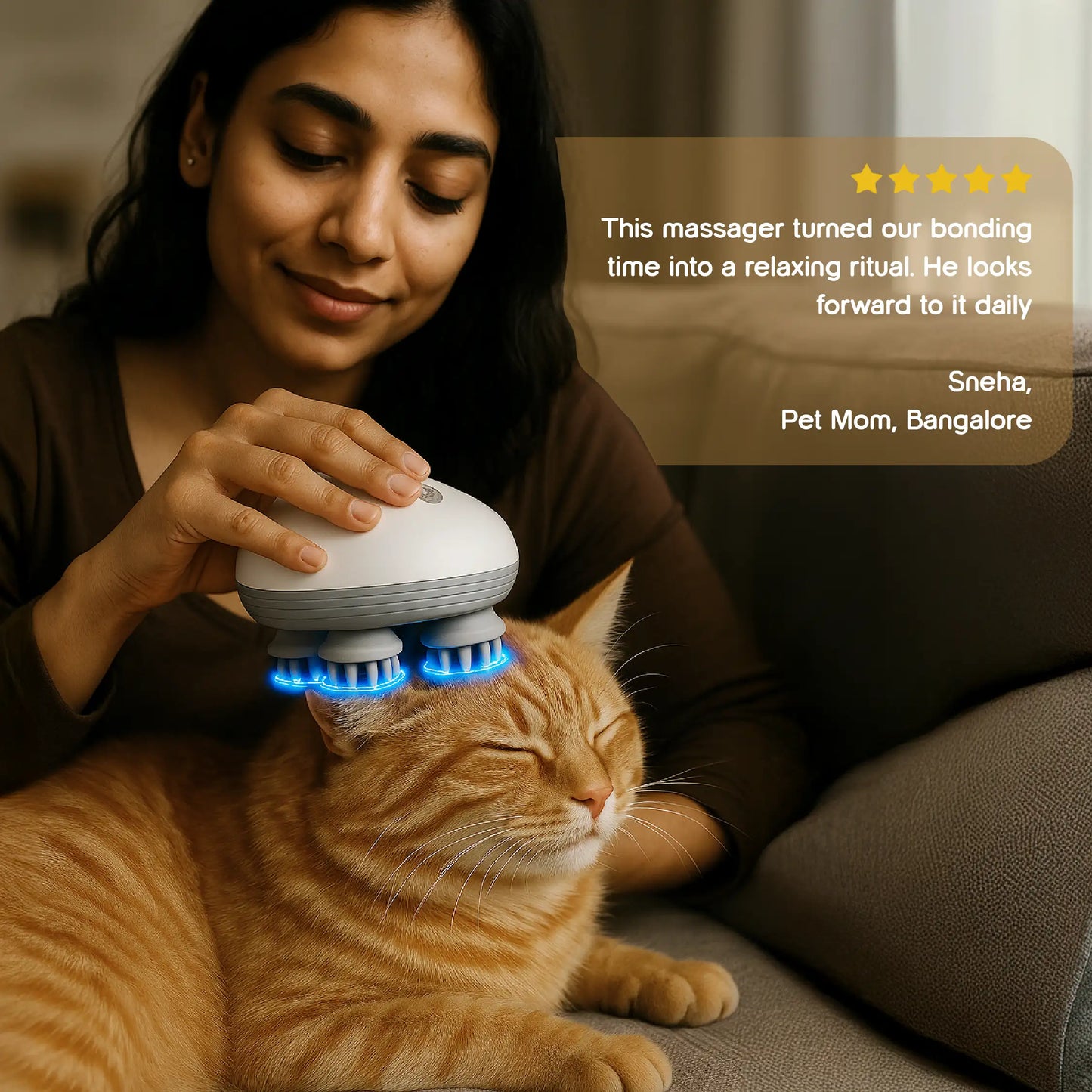 SereniTouch Pet Massager | Stress Relief | Comfort Anywhere
