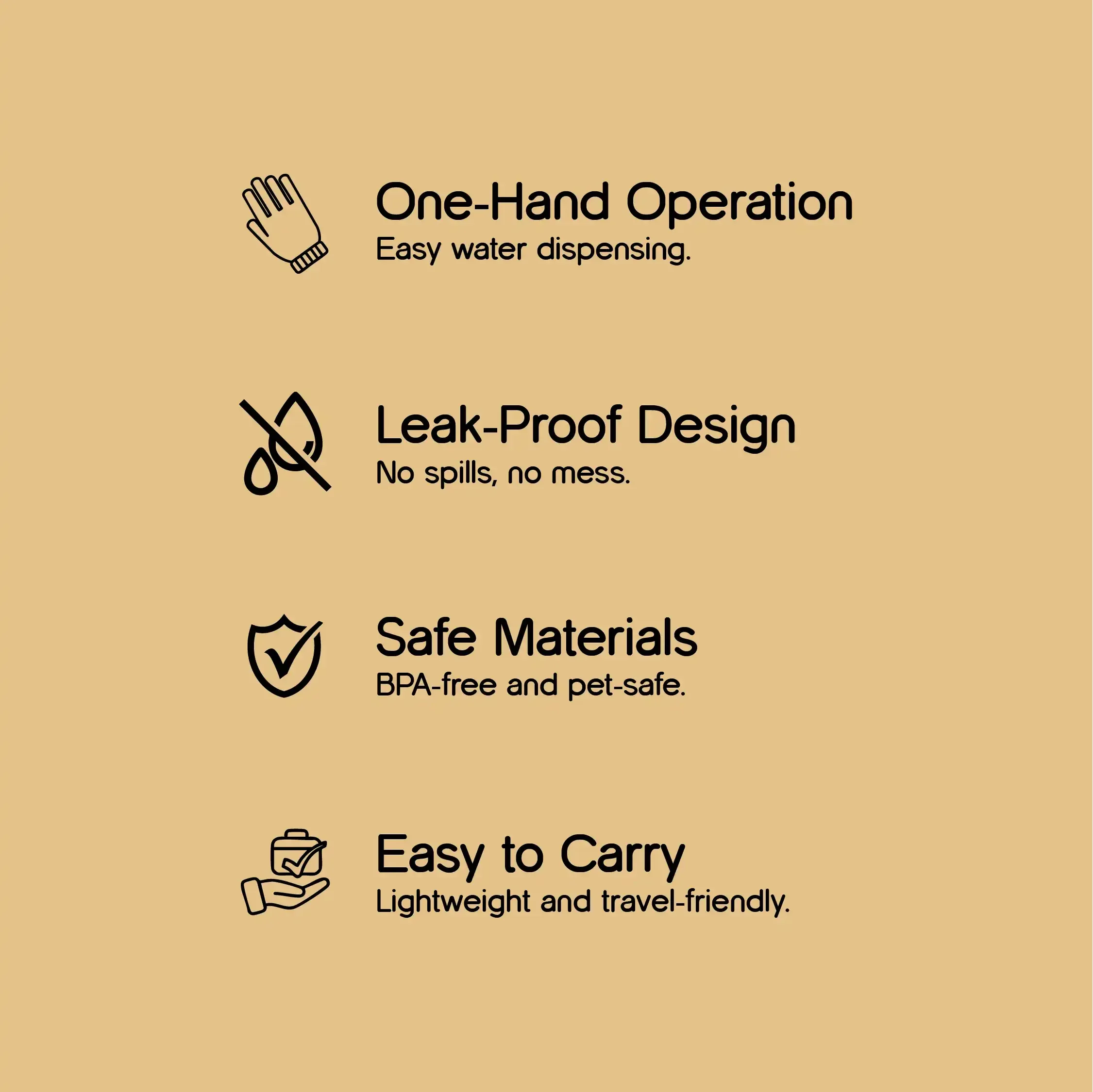 SipMate Water Bottle – Leak Proof Portable Travel Bottle with Built-In Bowl - Tilting Heads