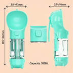 SipMate Pro | 3-in-1 Walk Bottle for Hydration & Cleanup - Tilting Heads