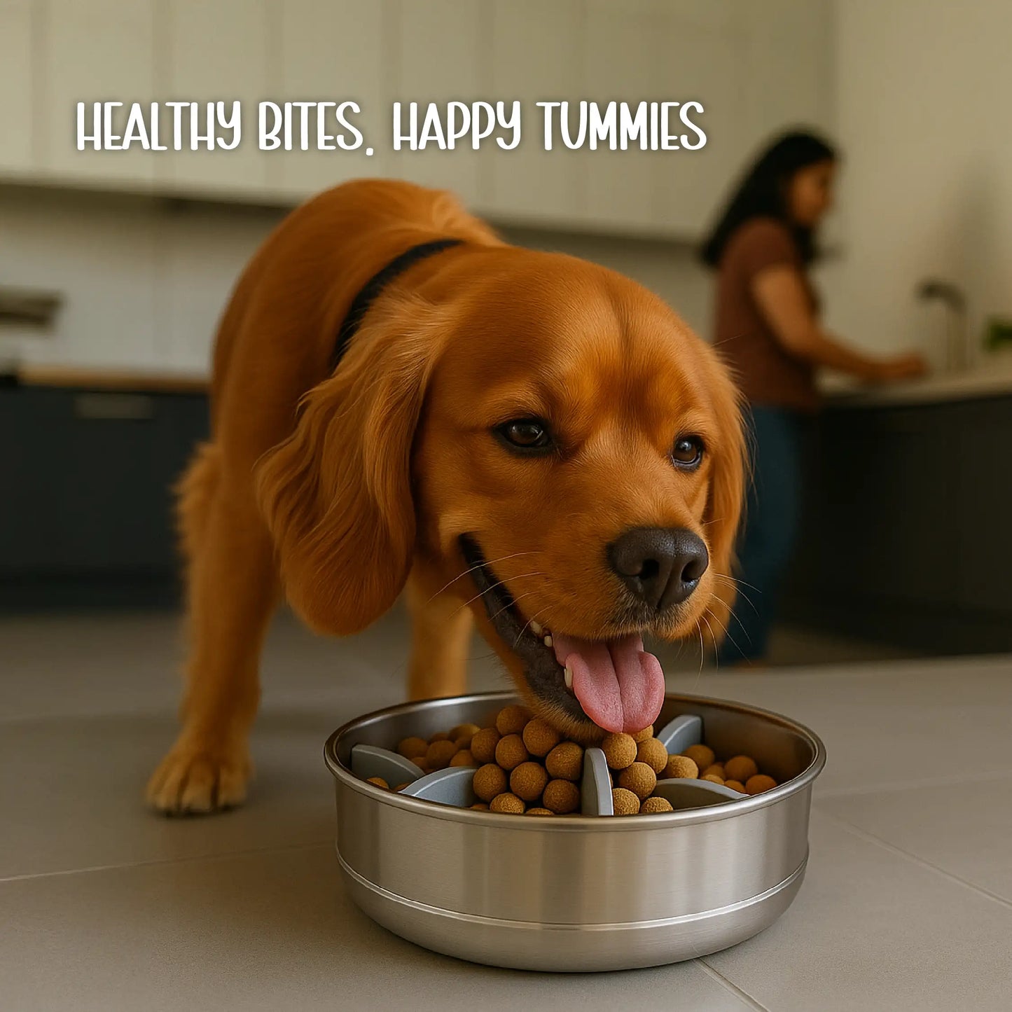 SlowSwirl Feeder | Healthy Eating | Slows Mealtime | Easy to Use