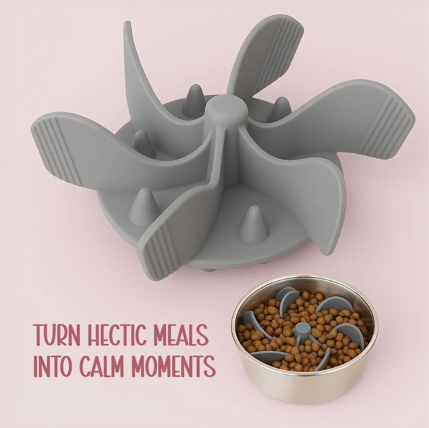 SlowSwirl Feeder | Healthy Eating | Slows Mealtime | Easy to Use - Tilting Heads