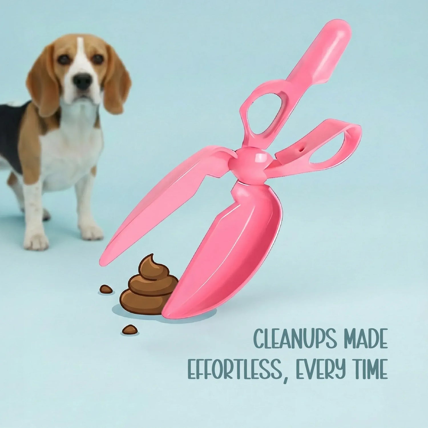 SnapClean Poop Scooper | No-Touch, Hygienic & Effortless Cleanup for Dogs - Tilting Heads