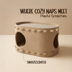 SnoozeScratch – The Cozy Den & Scratch Spot Your Cat Will Love - Tilting Heads