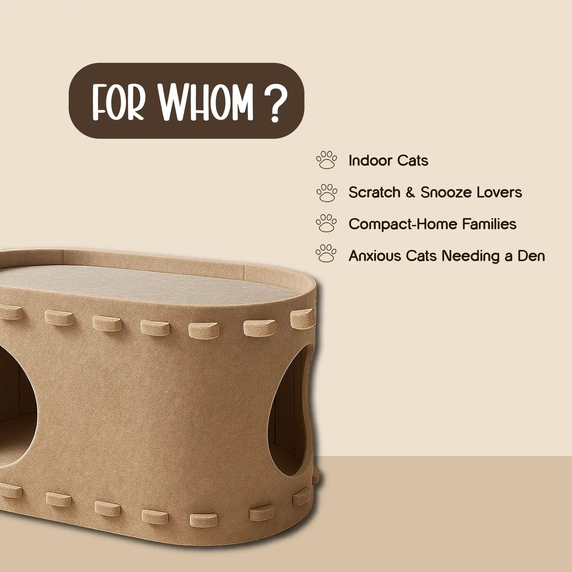 SnoozeScratch – The Cozy Den & Scratch Spot Your Cat Will Love - Tilting Heads