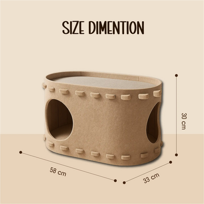 SnoozeScratch – The Cozy Den & Scratch Spot Your Cat Will Love - Tilting Heads