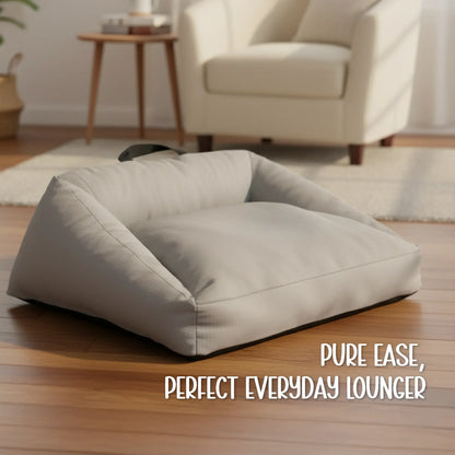 Snooze Lounger | Soft, Washable Pet Lounger | Everyday Comfort Indoors & Out - Tilting Heads