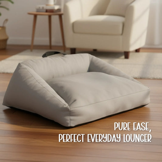 Snooze Lounger | Soft, Washable Pet Lounger | Everyday Comfort Indoors & Out - Tilting Heads