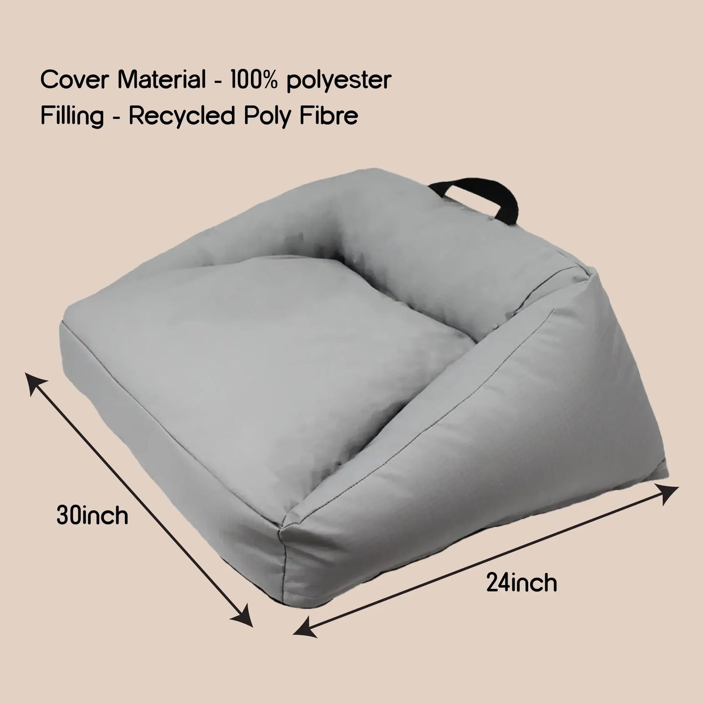 Snooze Lounger | Soft, Washable Pet Lounger | Everyday Comfort Indoors & Out - Tilting Heads
