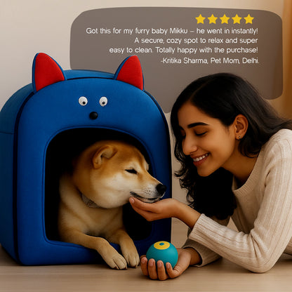 SnugBug Hut – Comfy, Calming & Portable | Safe Den for Small Dogs