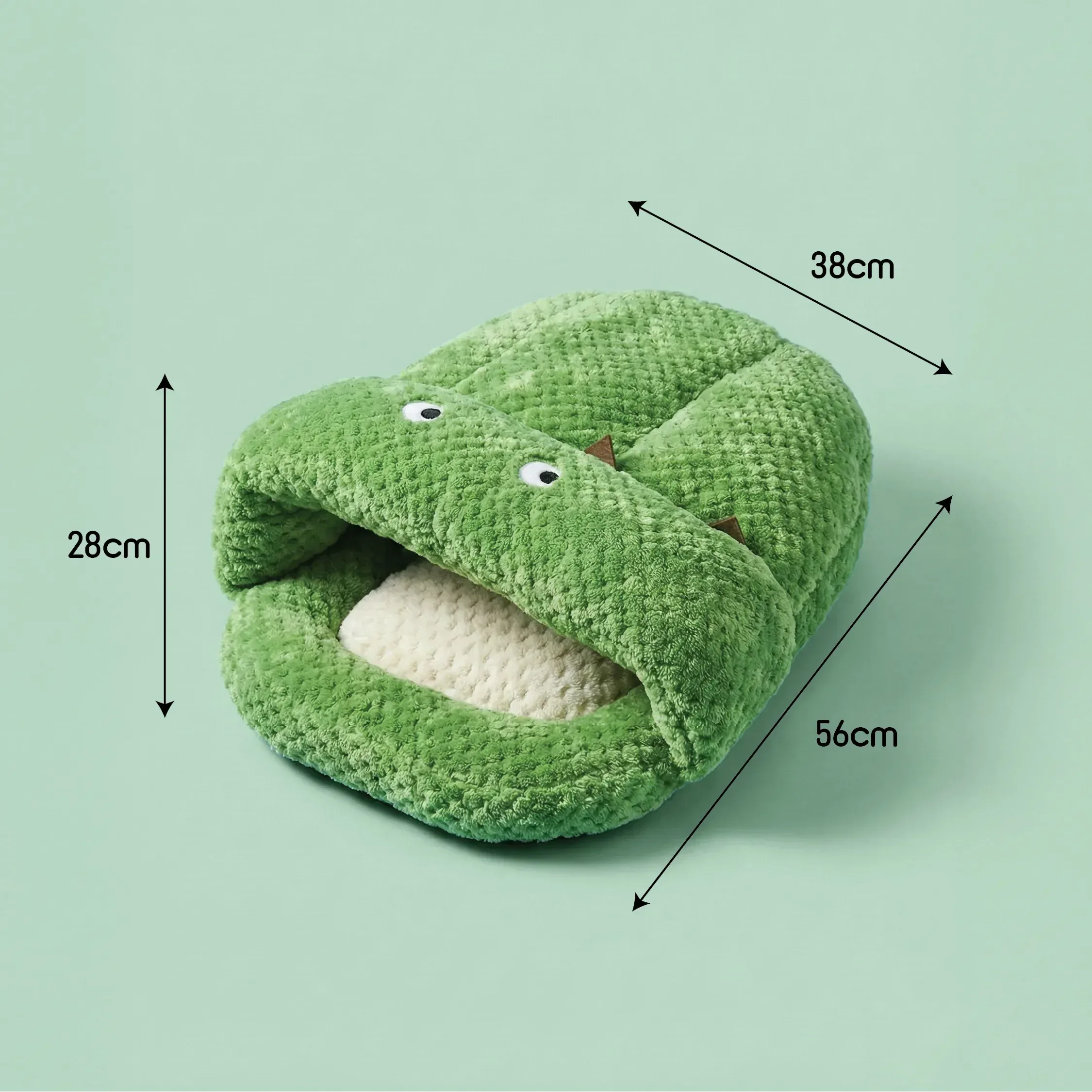 Solace Cave | Soft, Enclosed Comfort for Calm Sleep for Puppies & Cats - Tilting Heads
