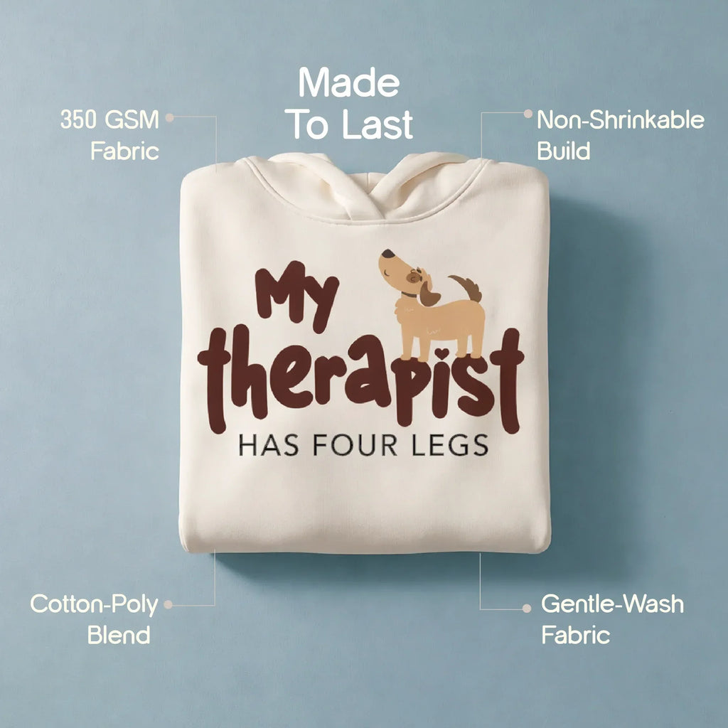 My Therapist Hoodie | Unisex Statement Comfortwear for Pet Parents - Tilting Heads