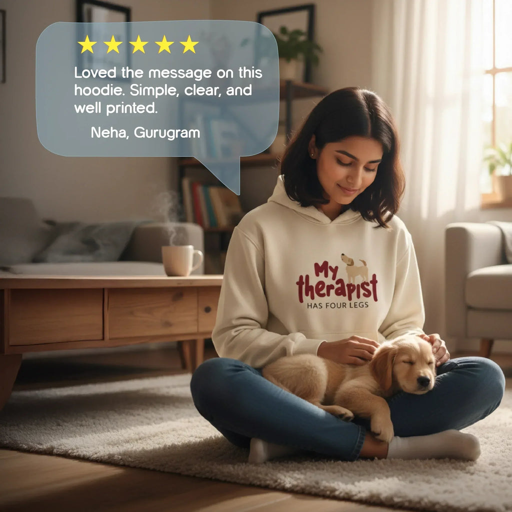 My Therapist Hoodie | Unisex Statement Comfortwear for Pet Parents - Tilting Heads