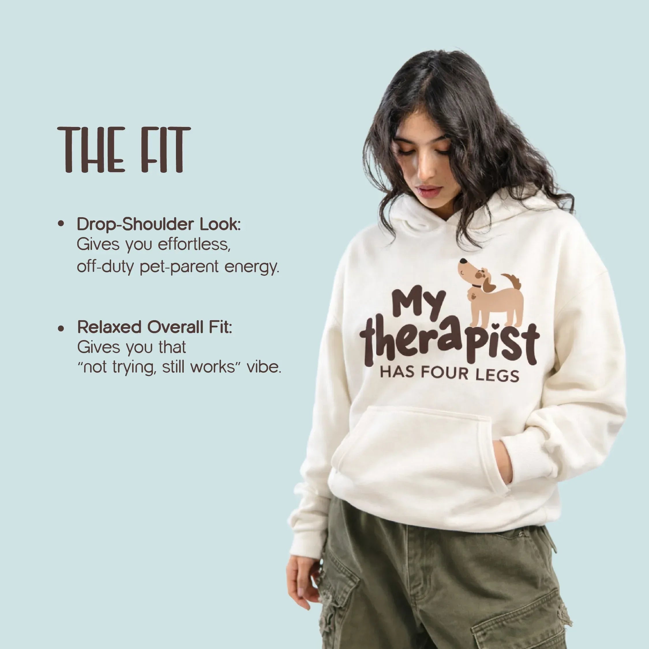 My Therapist Hoodie | Unisex Statement Comfortwear for Pet Parents - Tilting Heads