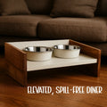 SteadyDiner | Magnetic Bowls | Mess-Free Mealtime for Pets - Tilting Heads