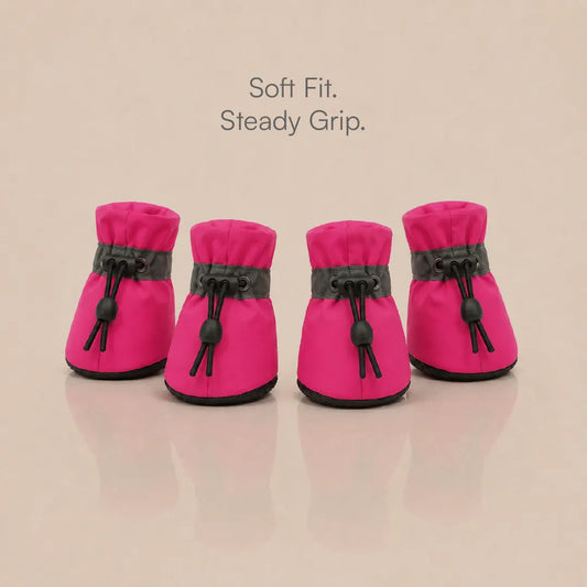 StepGuard Pet Boots – Soft Fit, Steady Grip & Daily Paw Protection