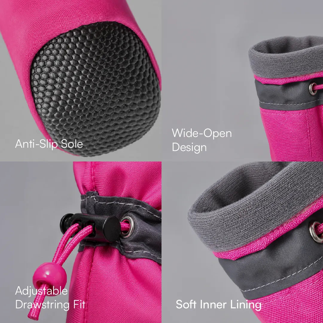 StepGuard Pet Boots – Soft Fit, Steady Grip & Daily Paw Protection