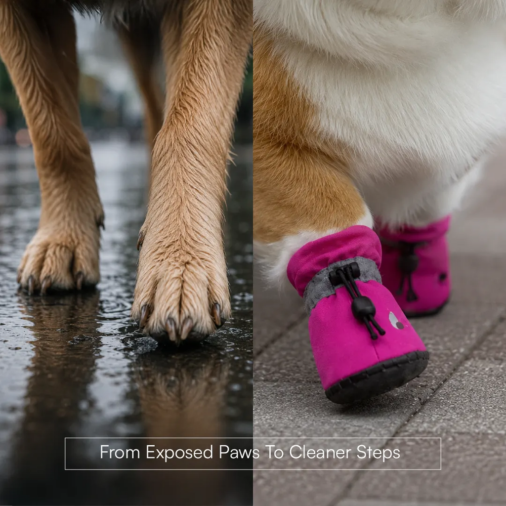 StepGuard Pet Boots – Soft Fit, Steady Grip & Daily Paw Protection