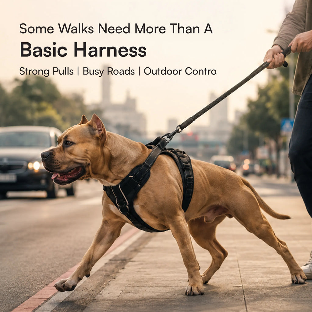 Stormborn Harness – Premium Leather Harness for Strong Dogs