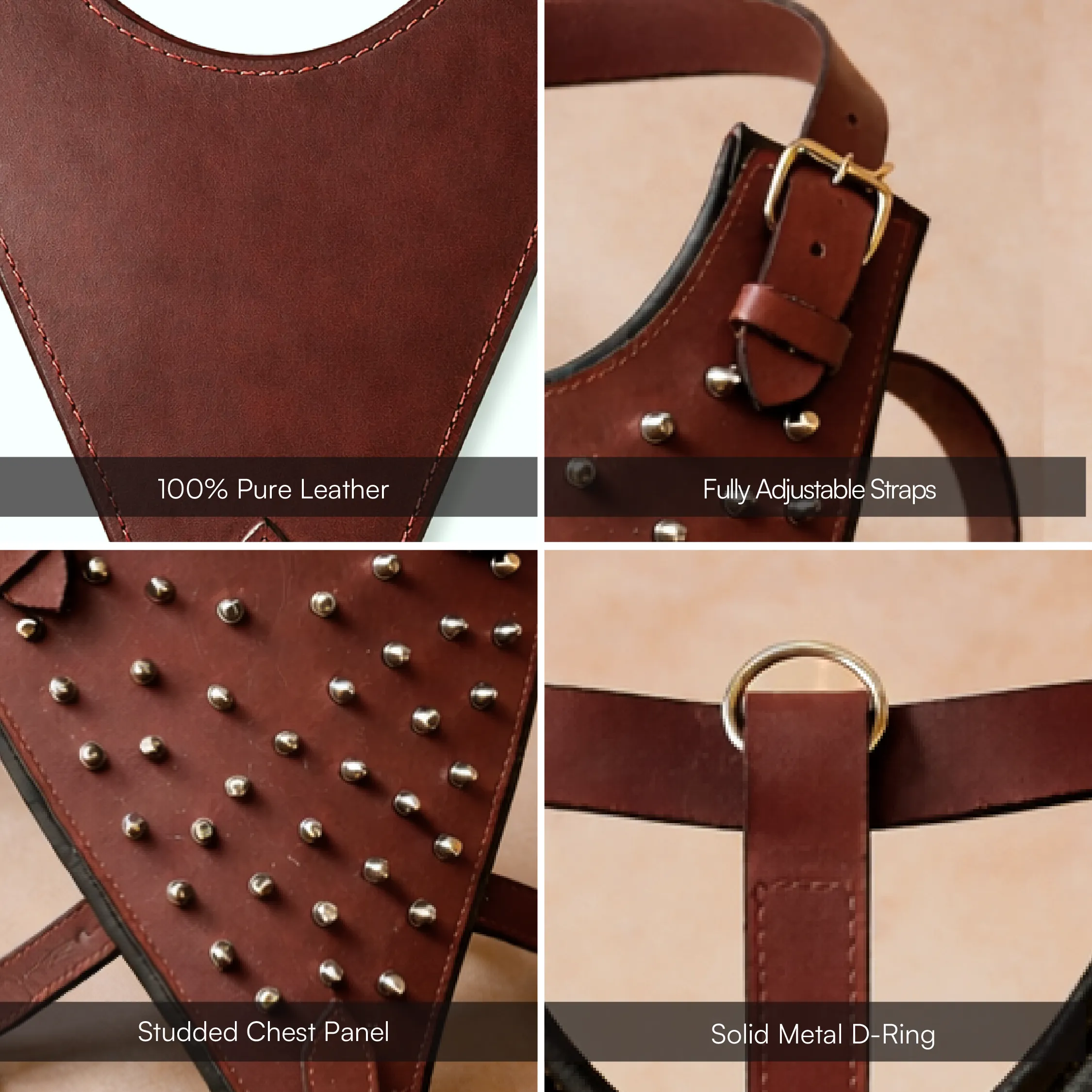 Stormborn Harness – Premium Leather Harness for Strong Dogs
