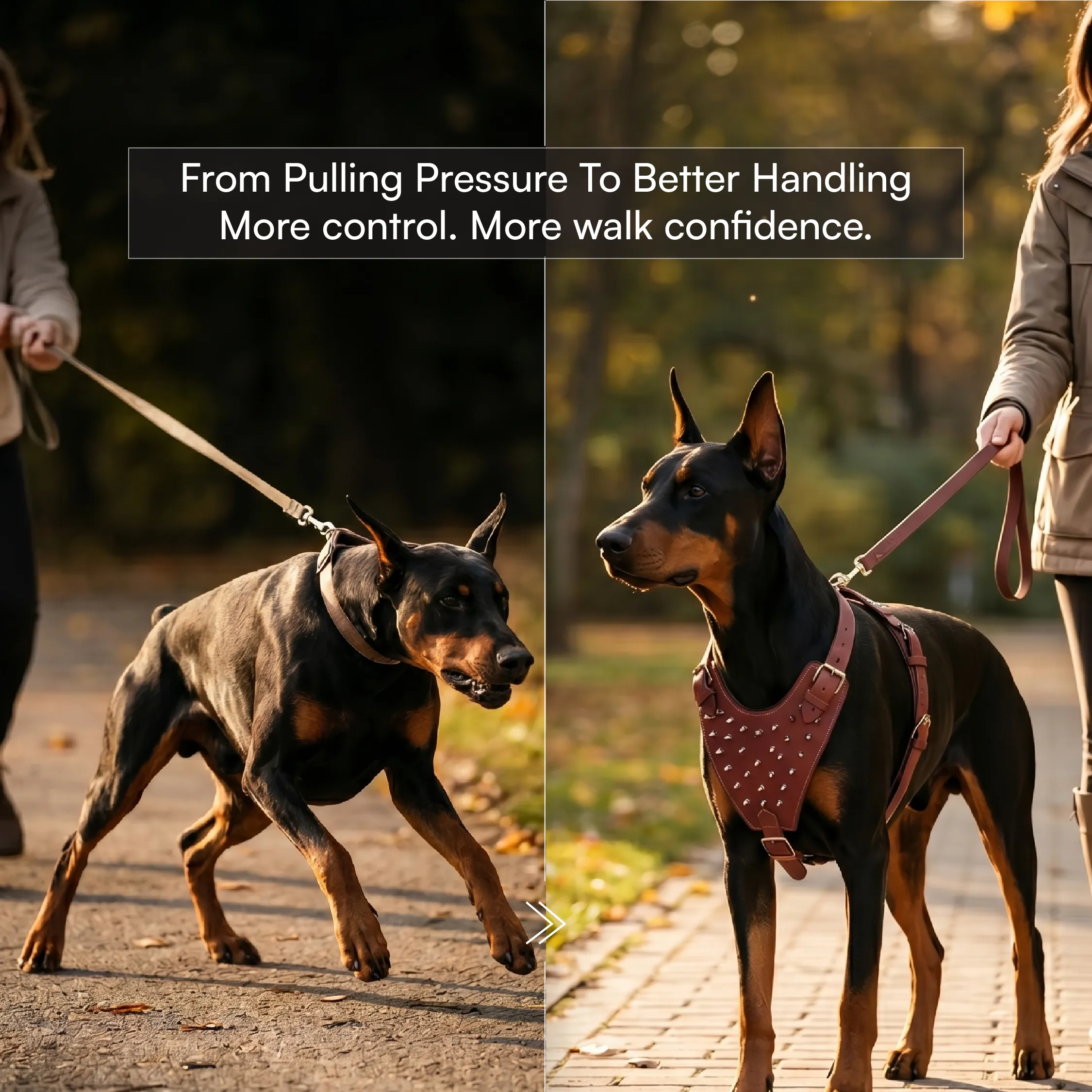 Stormborn Harness – Premium Leather Harness for Strong Dogs