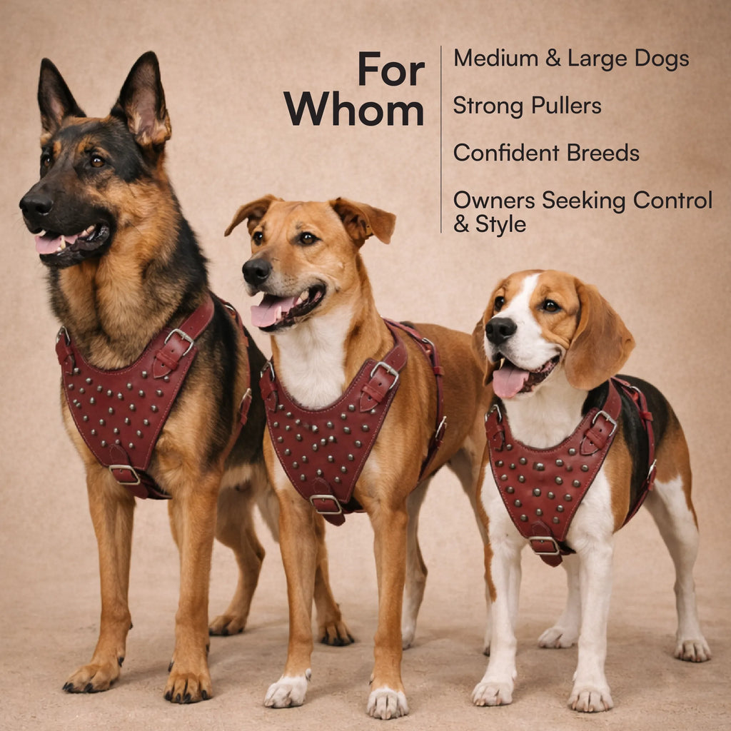 Stormborn Harness – Premium Leather Harness for Strong Dogs