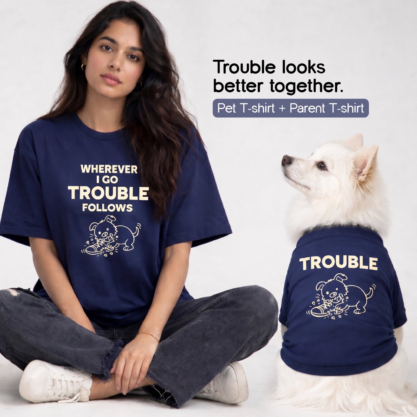 Matching Fit Combo – Stylish T-Shirt Combo for You & Your Pet
