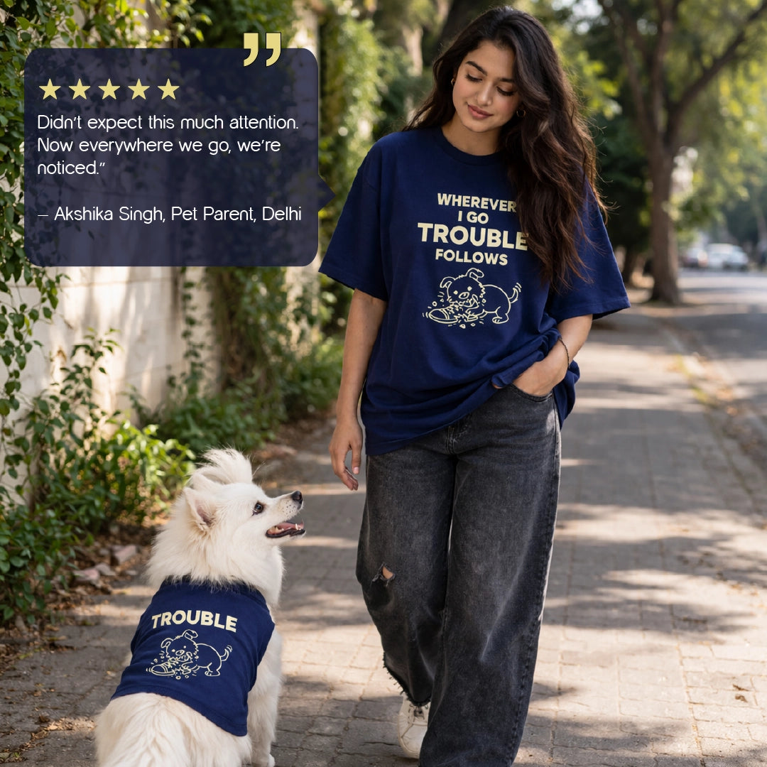 Matching Fit Combo – Stylish T-Shirt Combo for You & Your Pet