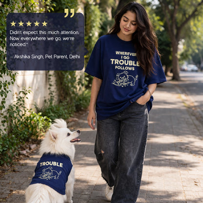 Matching Fit Combo – Stylish T-Shirt Combo for You & Your Pet