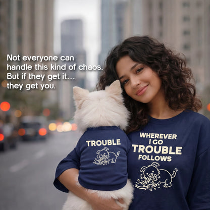 Matching Fit Combo – Stylish T-Shirt Combo for You & Your Pet