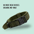 TitanK9 Tactical Collar | Secure Hold | Tactical Gear for Active Dogs - Tilting Heads