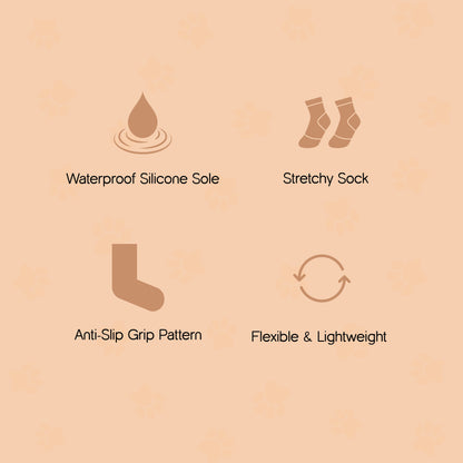 TenderTrek Silicone Boots | Waterproof, Anti-Slip, Comfy Fit