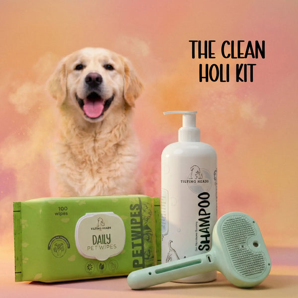 The Clean Holi Kit – Gentle Holi Protection for Dogs & Cats
