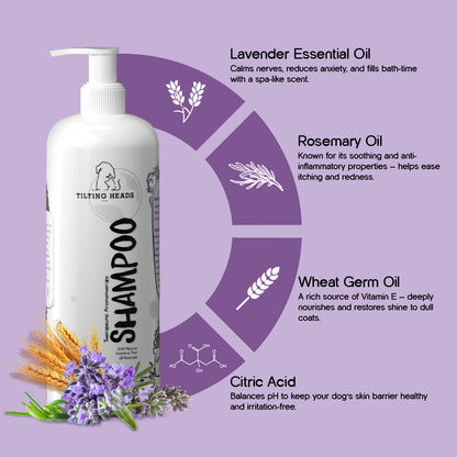 Therapeutic Aromatherapy Dog Shampoo - Tilting Heads