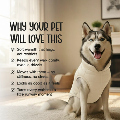 ThermaWrap Puffer Jacket | Waterproof, Lightweight & Warm Dog Jacket | Winter Comfort & Style