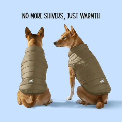 CalmFrost Puffer Jacket | Waterproof, Lightweight & Warm Dog Jacket | Winter Comfort & Style - Tilting Heads
