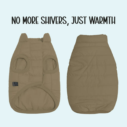 ThermaWrap Puffer Jacket | Waterproof, Lightweight & Warm Dog Jacket | Winter Comfort & Style