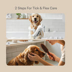 Tick & Flea Defense Kit for Dogs & Cats | Wash, Brush & Protect