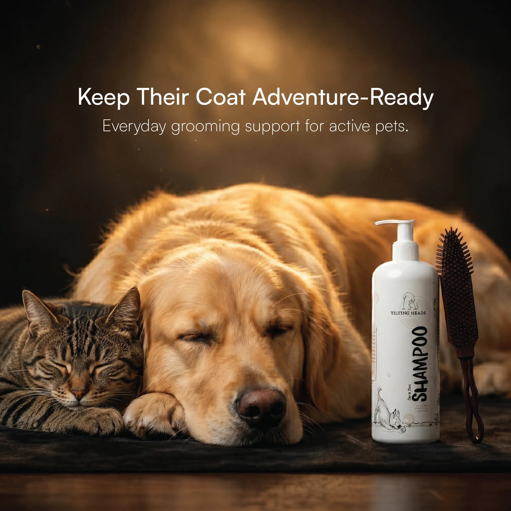 Tick & Flea Defense Kit for Dogs & Cats | Wash, Brush & Protect