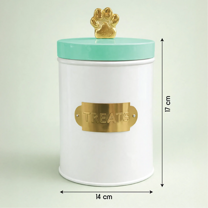 TreatElite Canister | Elevated, Fresh & Food-Safe Storage for Pet Treats - Tilting Heads