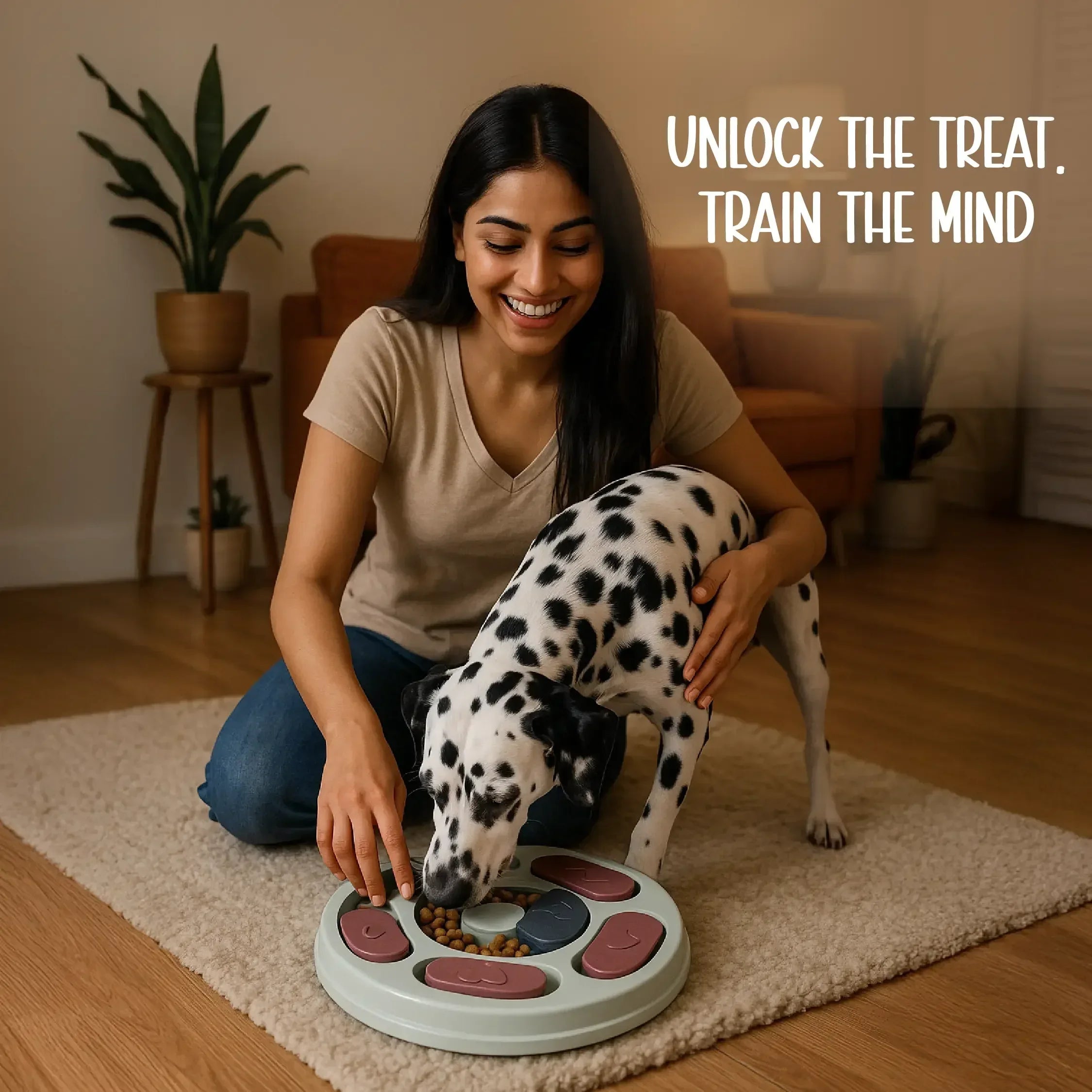 TreatMaze Feeder | Puzzle-based treat toy for engagement, Slow Eating, and Busting Boredom - Tilting Heads