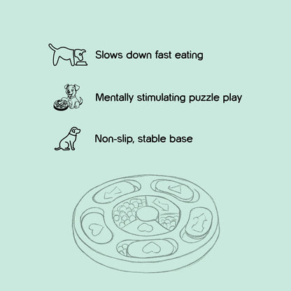 TreatMaze Feeder | Puzzle-based treat toy for engagement, Slow Eating, and Busting Boredom
