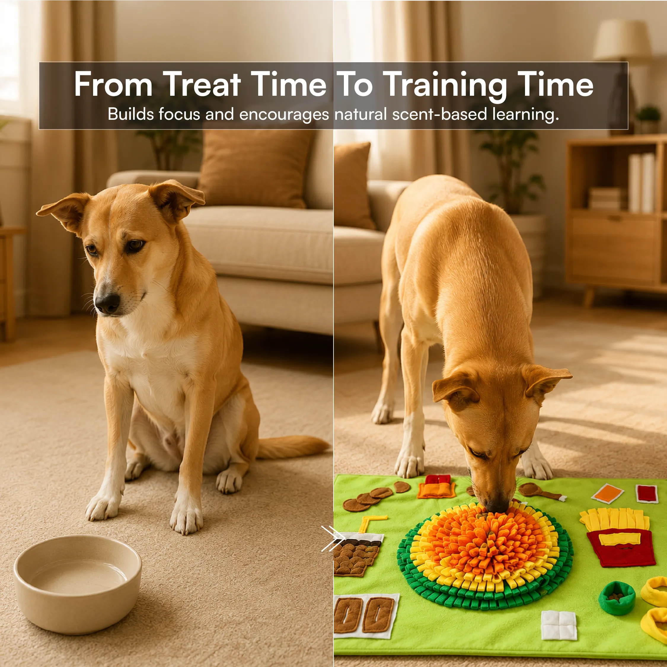 TreatTrail Mat | Snuffle Feeding & Enrichment Mat for Dogs