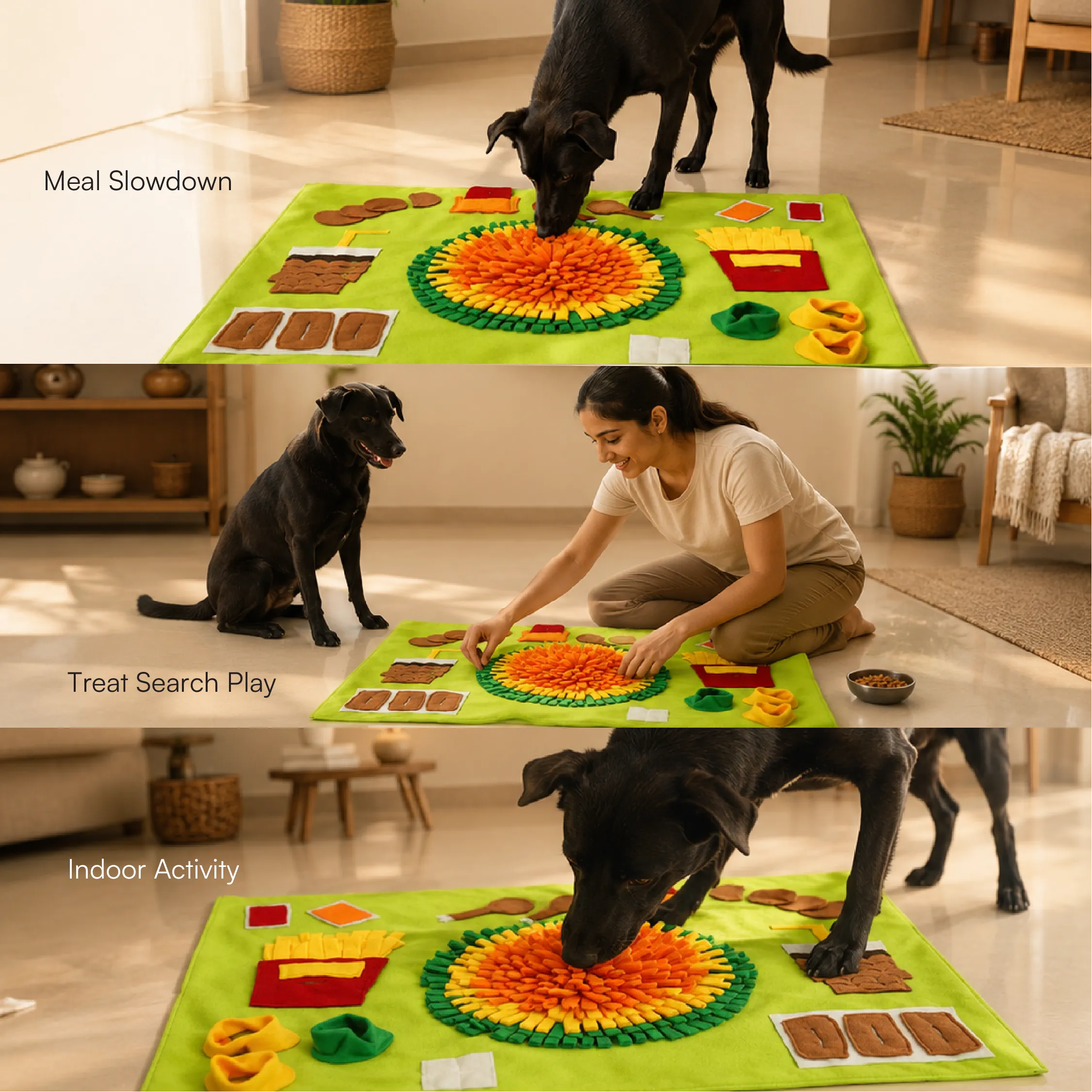 TreatTrail Mat | Snuffle Feeding & Enrichment Mat for Dogs