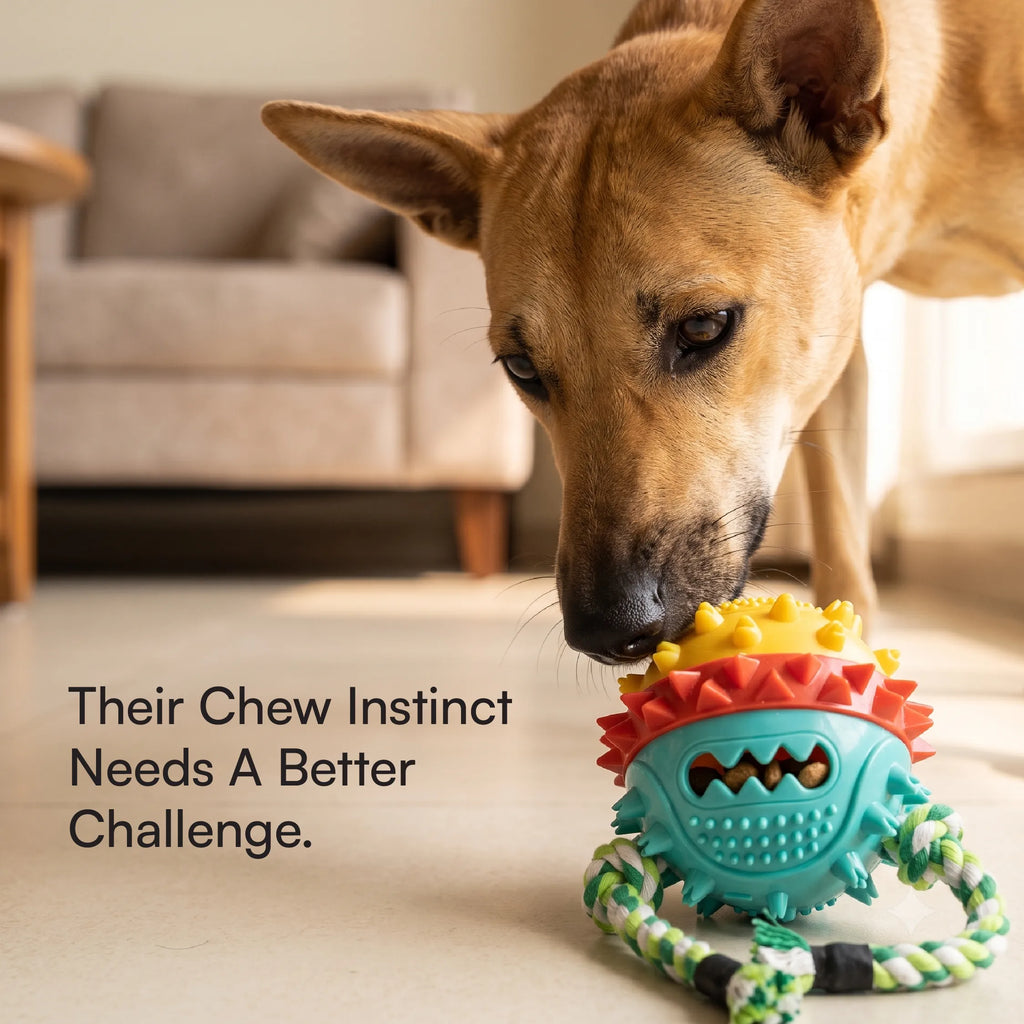 Treatzilla Toy – Interactive Treat Feeder Chew Toy For Dogs
