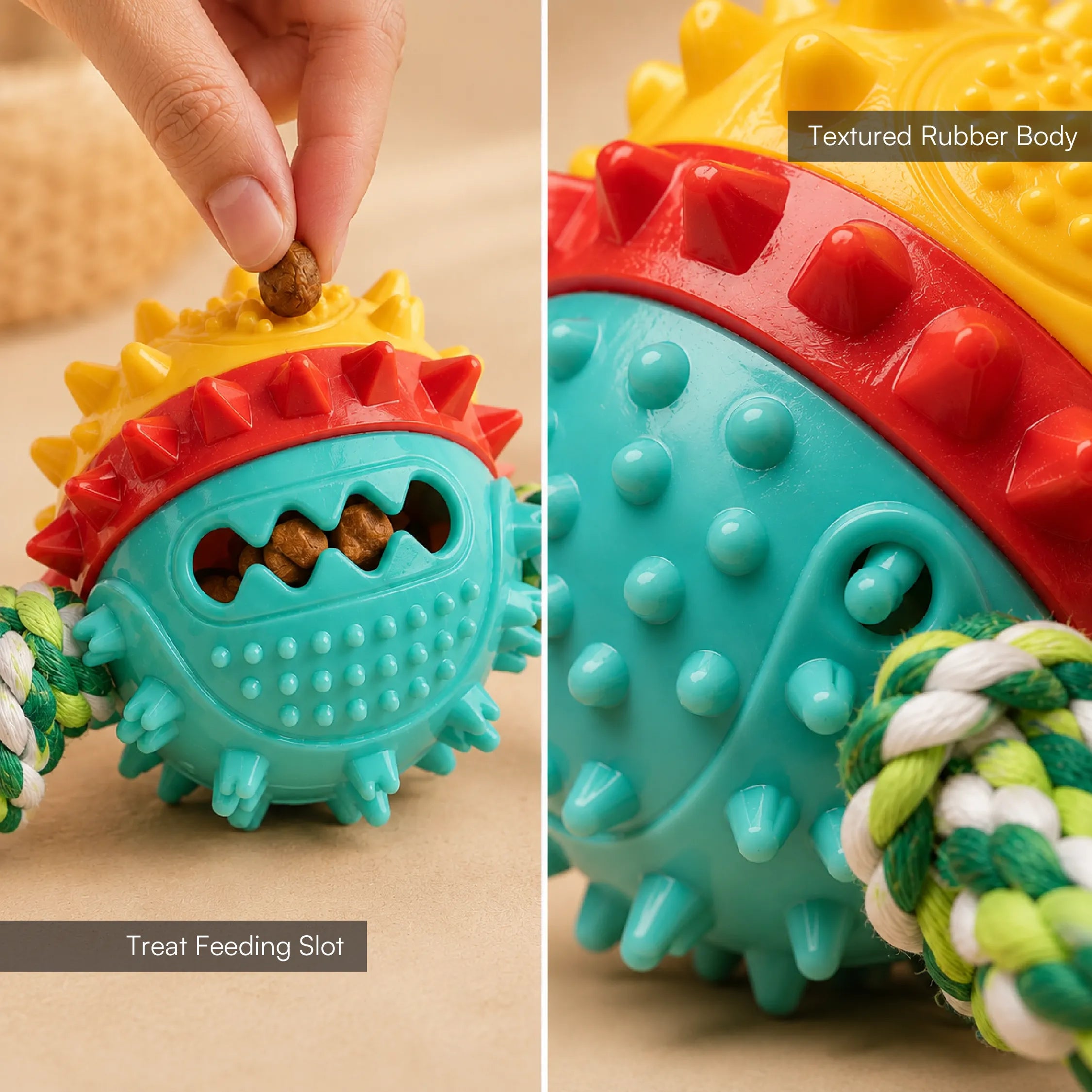 Treatzilla Toy – Interactive Treat Feeder Chew Toy For Dogs