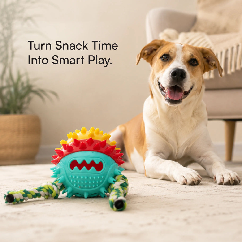 Treatzilla Toy – Interactive Treat Feeder Chew Toy For Dogs